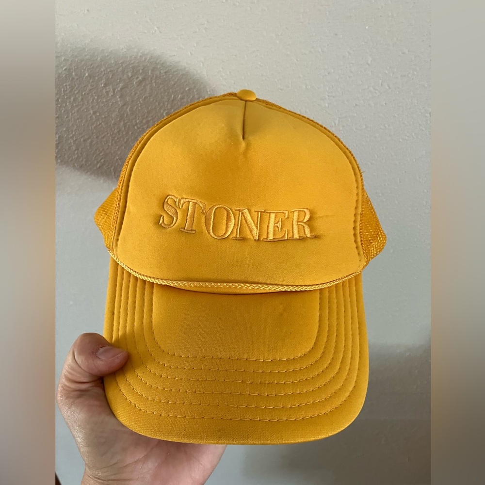 Yellow "STONER" Trucker Hat